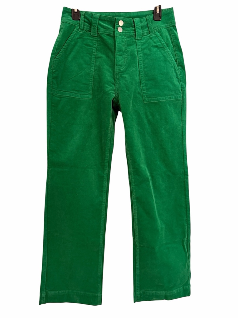 FLAMINGALS L Wide Leg Corduroy Trouser Pants Green